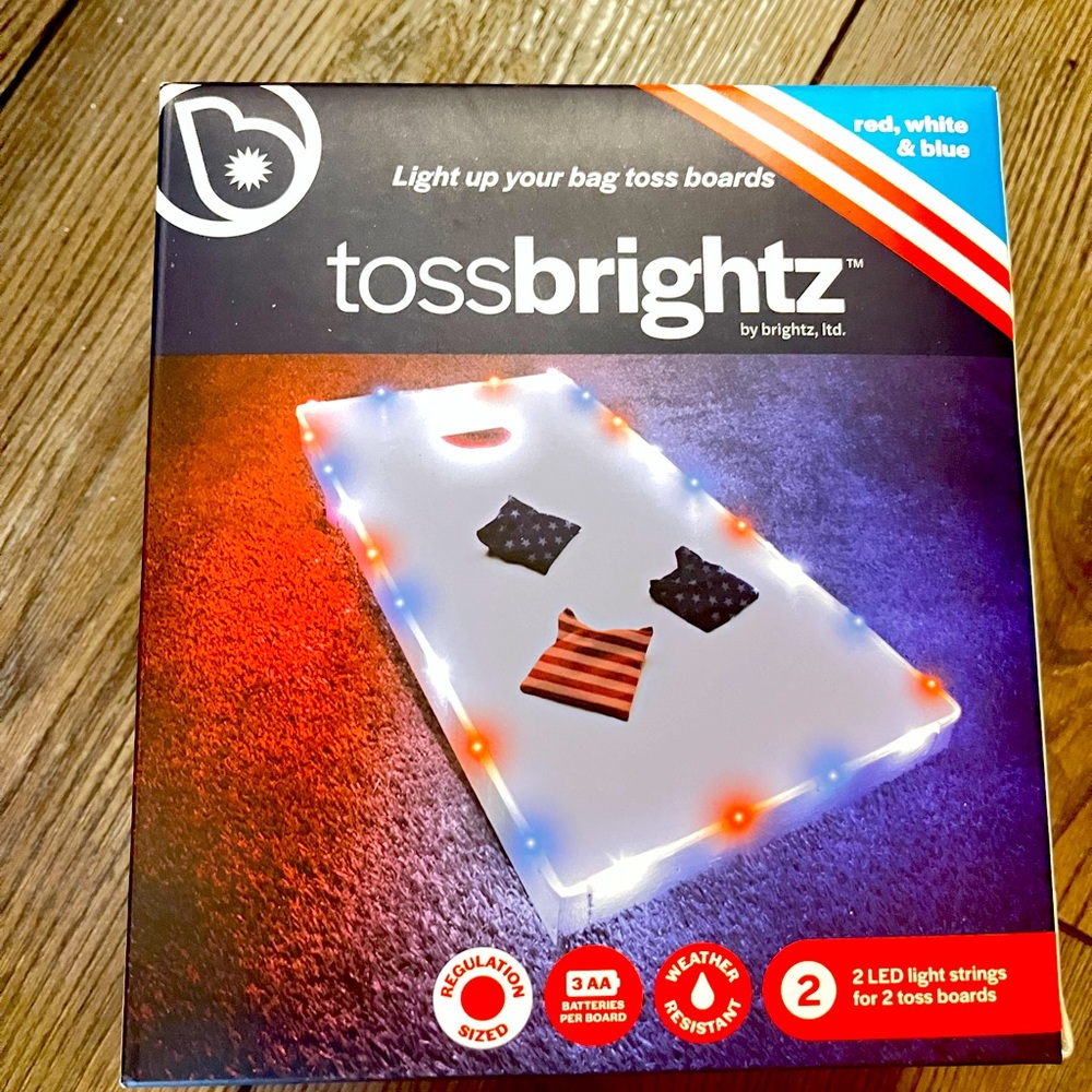 Brightz TossBrightz Patriotic Led Cornhole Lights